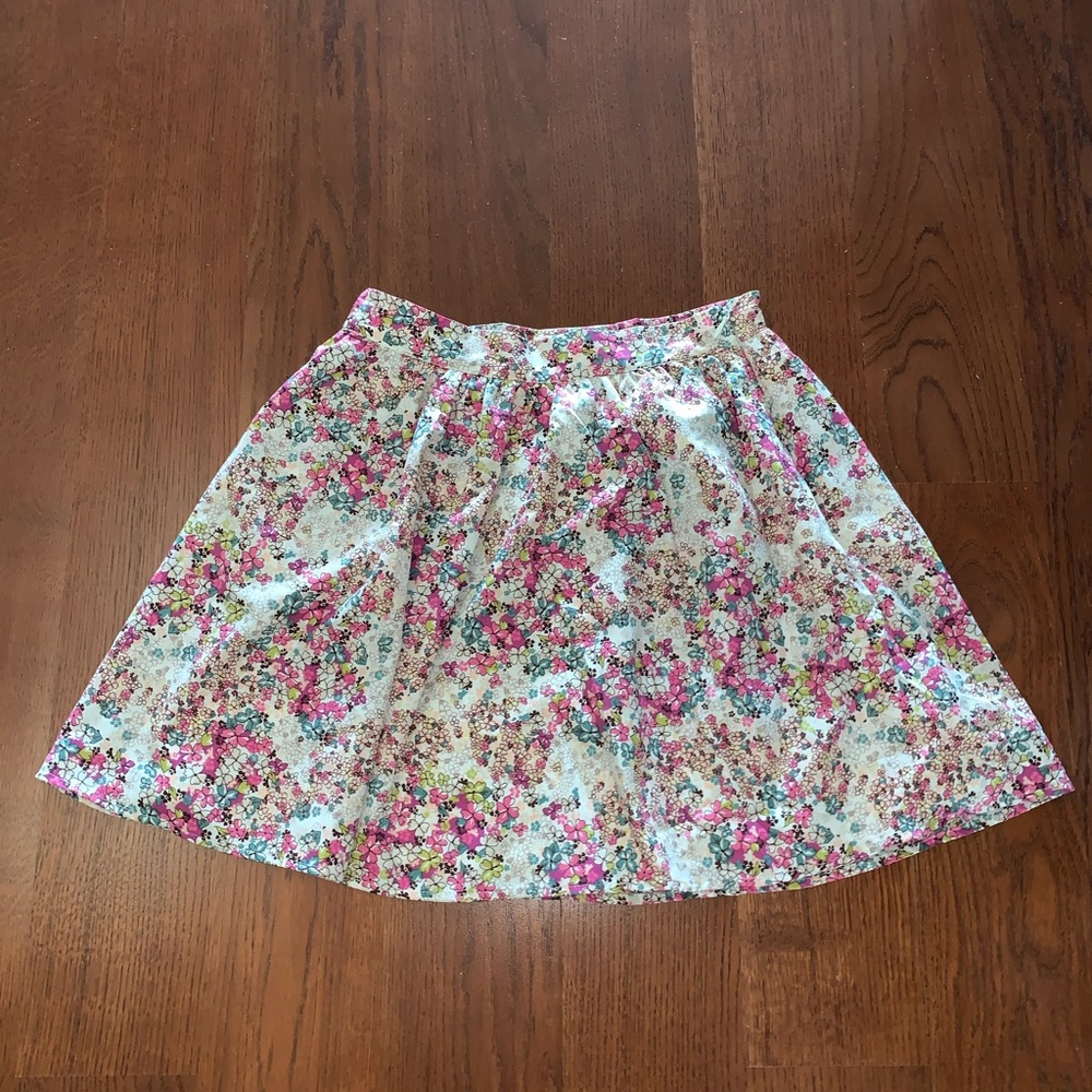 Forever 21 floral pink mini skirt size S